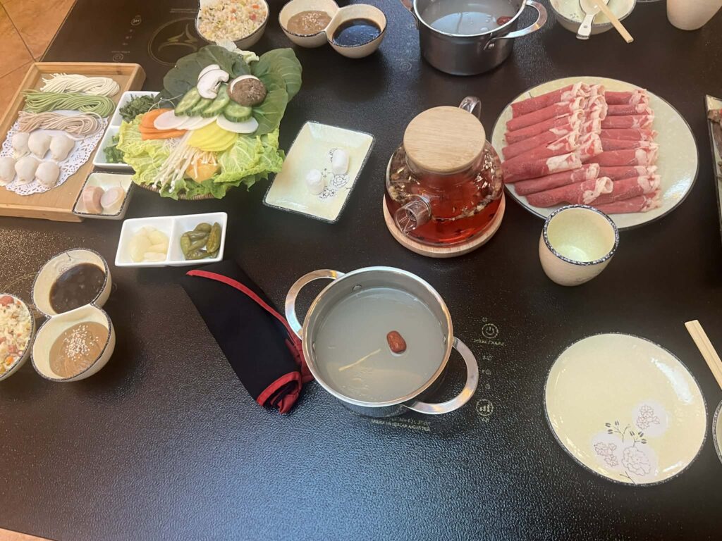 牛肉の２人前セットを頼みました