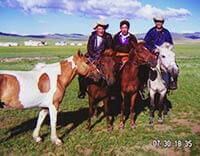 モンゴル遊牧民