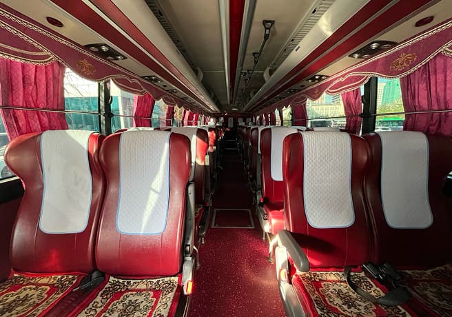 バスの内部の写真