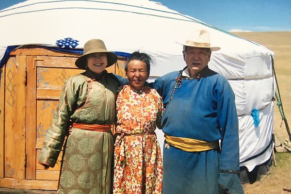 モンゴルの遊牧民