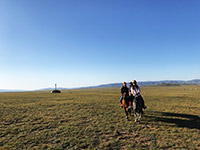 モンゴルの大草原