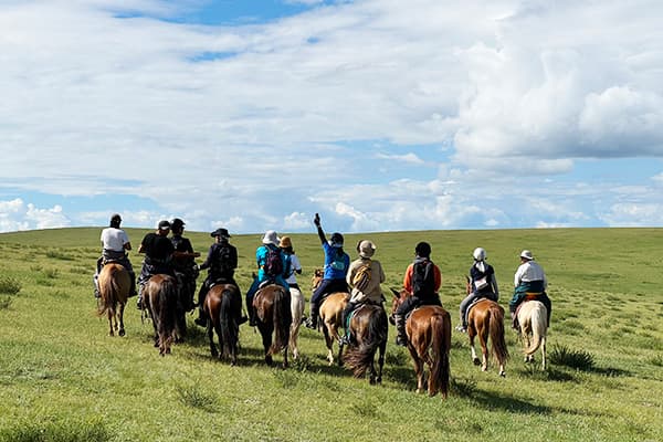 ハラホリン直前の大草原