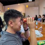 ラブジャーのレストランでの交流会（万華鏡）