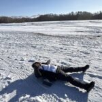 雪原に寝転んで整う